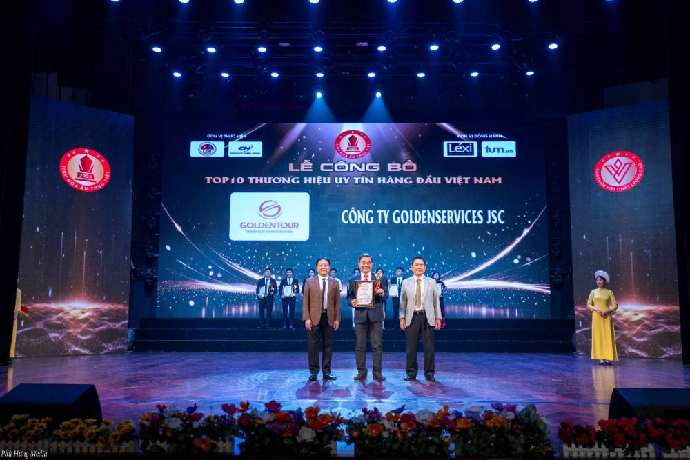 GoldenTour shines as one of Vietnam's Top 50 Trusted Brands 1